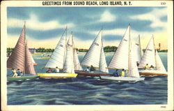 Greetings From Sound Beach, Long Island Postcard