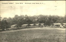 Campers Lodges, Long Island Postcard