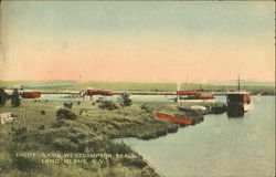 Yacht Basin, Long Island Postcard