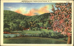 Greetings From Chatham Postcard