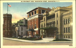 Fraternity Row, Washington Street Postcard