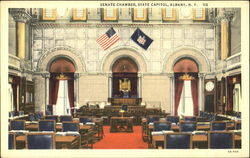Senate Chamber, State Capitol Albany, NY Postcard Postcard