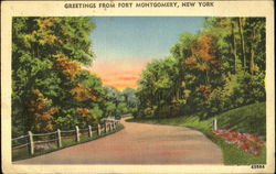 Greetings From Fort Montgomery Postcard