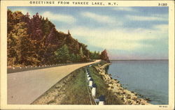 Greetings From Yankee Lake New York Postcard Postcard