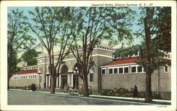 Imperial Baths Sharon Springs, NY Postcard Postcard