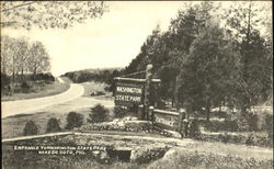 Entrance To Washington State Park Postcard