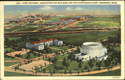 Ford Rotunda Dearborn, MI Postcard Postcard