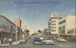 Famous Lincoln Road And Clooins Ave. Postcard