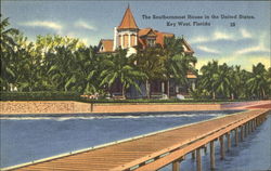 The Southernmost House Key West, FL Postcard Postcard