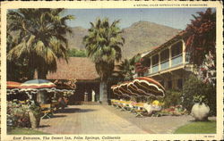 East Entrance The Desert Inn Postcard