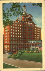 Syracuse Memorial Hospital Postcard
