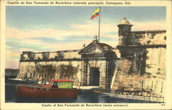 Castle Of San Fernando De Bocachica Cartagena, Colombia South America Postcard Postcard