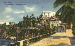 Casa Blanca Puerto Rico Postcard Postcard