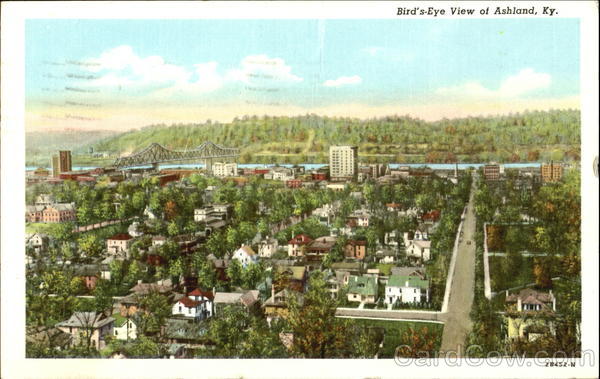 Bird's Eye View Of Ashland Kentucky