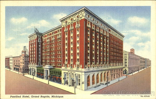 Pantlind Hotel Grand Rapids Michigan
