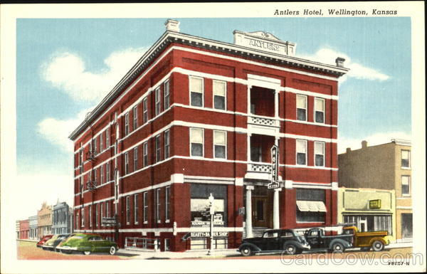 Antlers Hotel Wellington Kansas