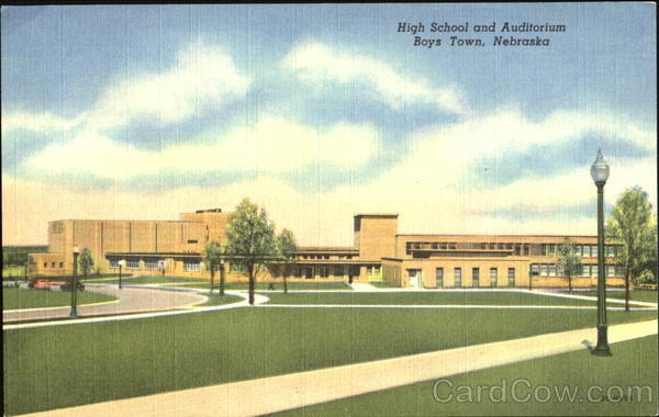 High School And Auditorium Boys Town Nebraska