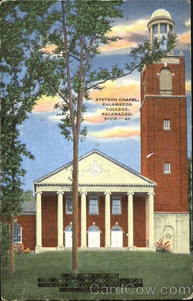 Stetson Chapel, Kalamazoo College Michigan