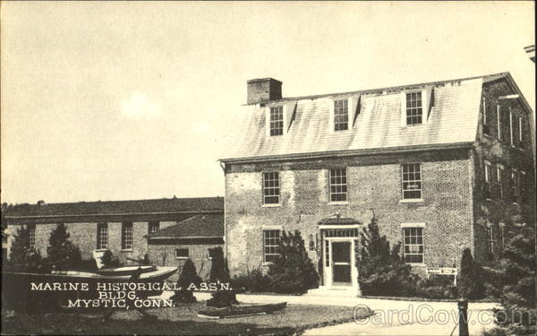 Marine Historical Sass's Bldg Mystic Connecticut