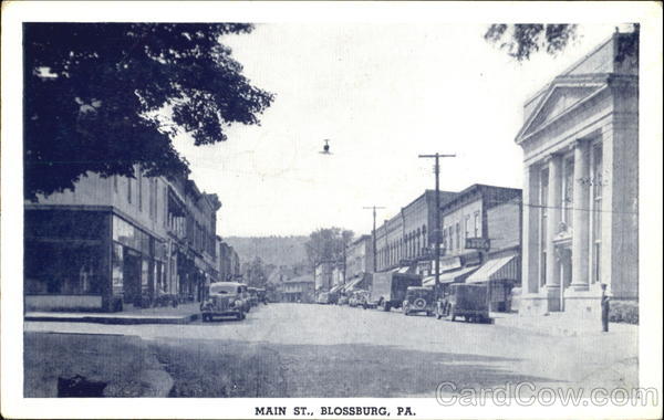 Main Street Blossburg Pennsylvania