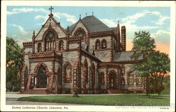 Salem Lutheran Church Lebanon Pennsylvania