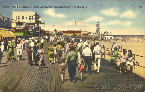 Beach And Boardwalk Wildwood-by-the-Sea New Jersey