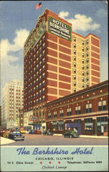 The Berkshire Hotel, 15 E Ohio Street Postcard