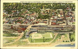Bird's Eye View Of Davenport Postcard