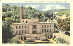 Hall Of Waters Excelsior Springs, MO Postcard Postcard