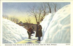Government Park, Saulte Ste Postcard