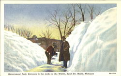 Government Park, Saulte Ste Sault Ste. Marie, MI Postcard Postcard