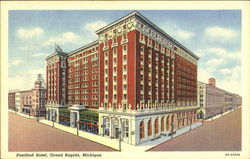 Pantlind Hotel Grand Rapids, MI Postcard Postcard