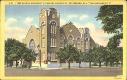 First Avenue Methodist Episcopal Church Postcard