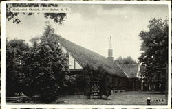 Methodist Church New Paltz, NY Postcard Postcard