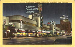 American Broadcasting Company KECA, Vine Street Postcard