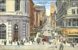 Powell Street San Francisco, CA Postcard Postcard