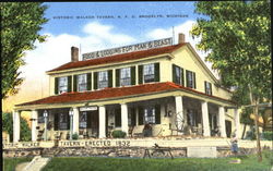 Historic Walker Taverns Brooklyn, MI Postcard Postcard