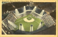 Braves Field Postcard