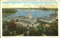 Air View Of Mahan Hall Annapolis, MD Postcard Postcard