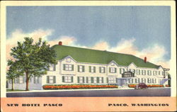 New Hotel Pasco Washington Postcard Postcard