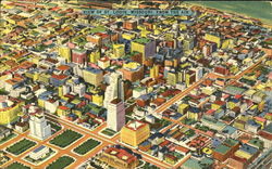 View Of St. Louis From The Air Postcard