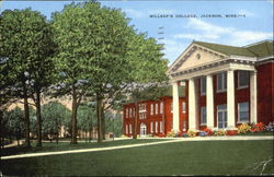 Millsap's College Jackson, MS Postcard Postcard