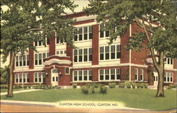 Clinton High School Postcard