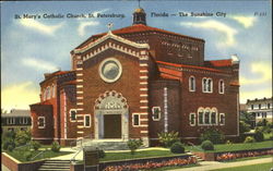 St. Mary's Catholic Church Postcard