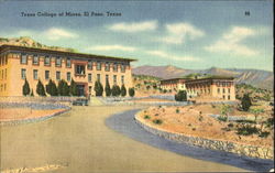 Texas College Of Mines Postcard