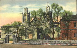 The Church Of San Felipe De Neri On The Plaza Albuquerque, NM Postcard Postcard