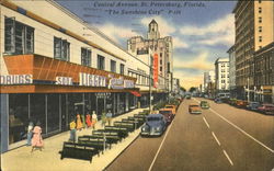 Central Avenue Postcard