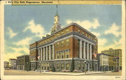 New City Hall Hagerstown, MD Postcard Postcard