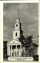 First Church Of Christ Congregational Postcard