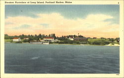 Steamer Aucocisco At Long Island Steamer Aucocisco At Long Island